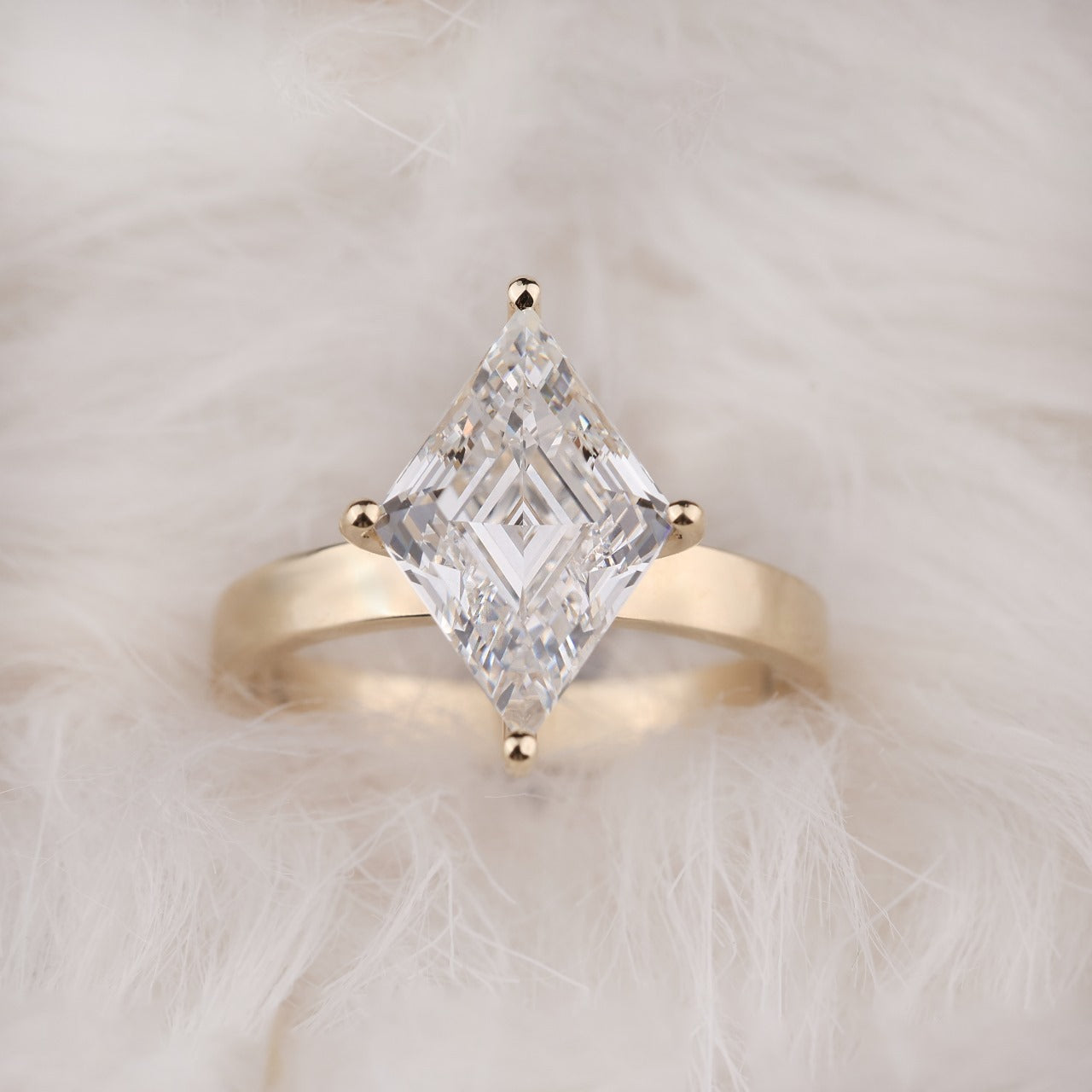 Diamond Shaped Diamond RIng