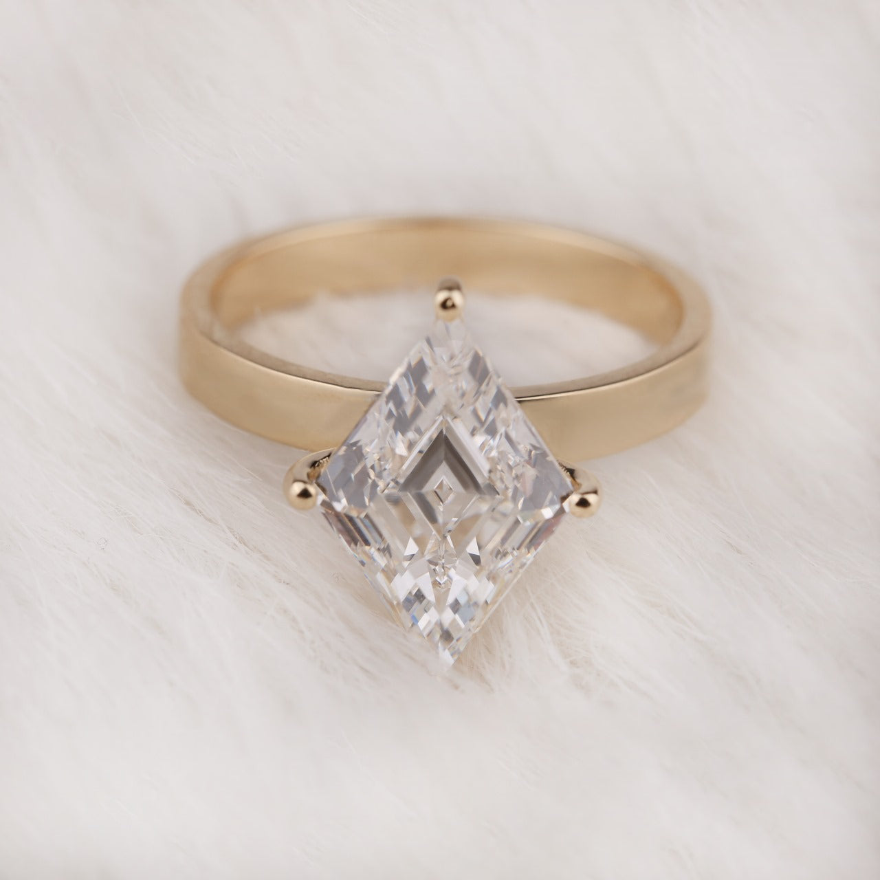 Diamond Shaped Diamond RIng